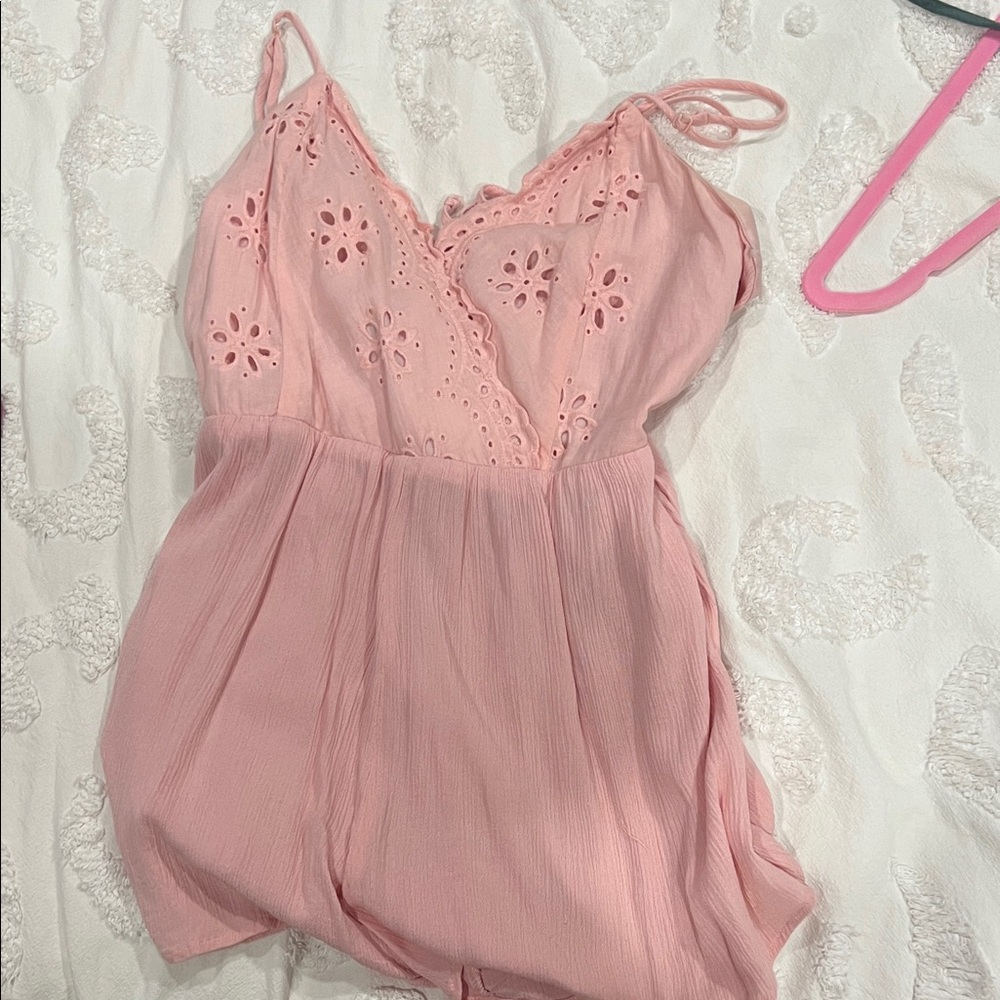 Miami Blush Eyelet Chemise